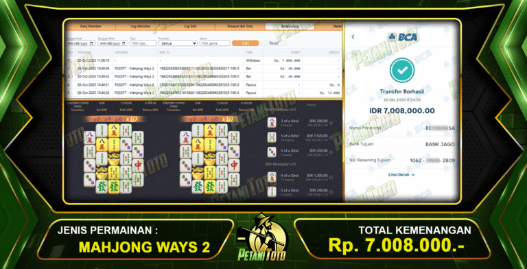 MAHJONG WAYS PETANITOTO GACOR