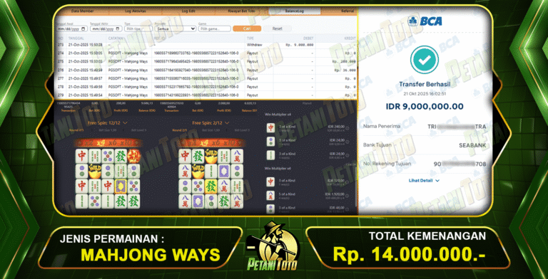 JP MAHJONG LAGI PETANITOTO