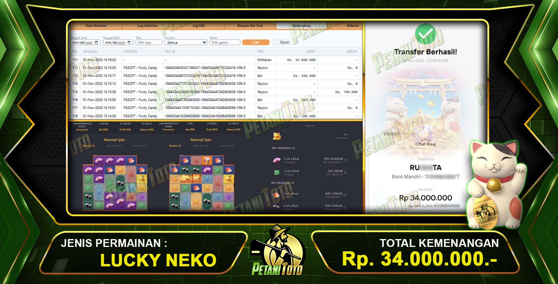 LUCKY NEKO GACOR PETANITOTO
