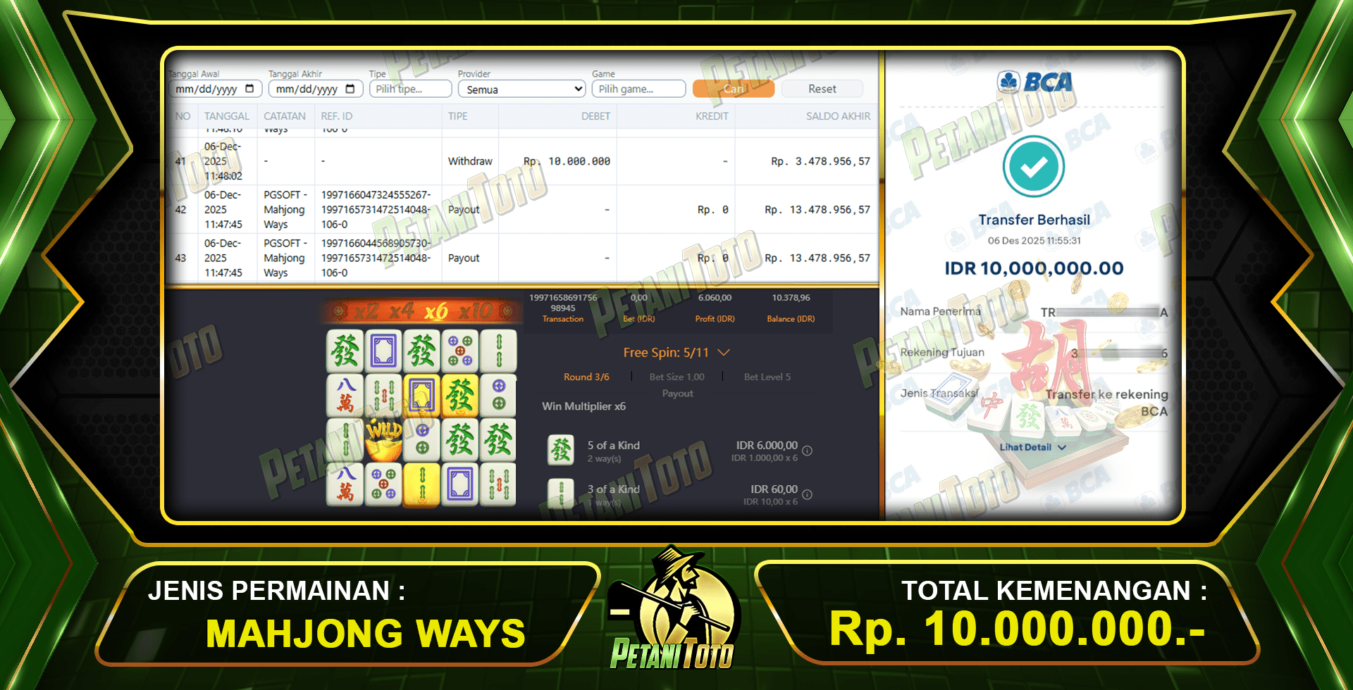 JACKPOT SLOT DI PETANITOTO