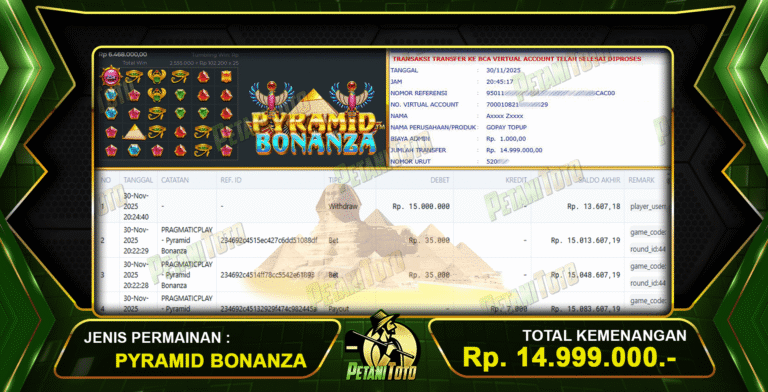 JACKPOT SLOT GACOR PETANITOTO