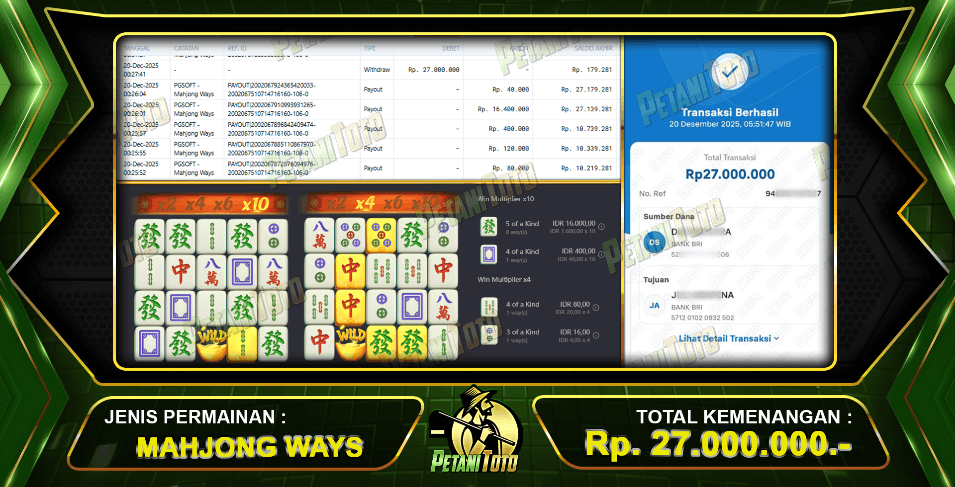 WIN MAHJONG WAYS PETANITOTO