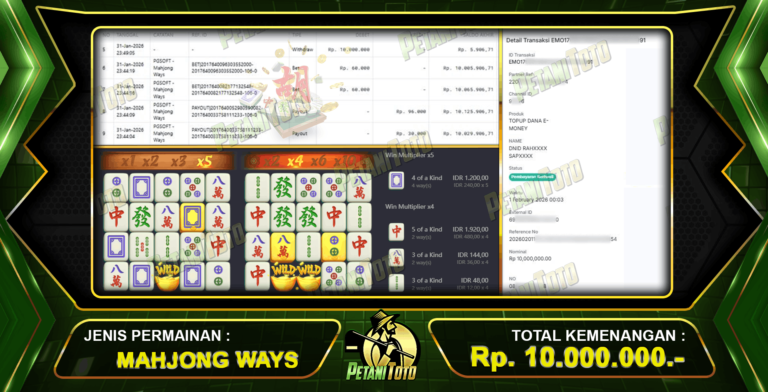 MAHJONG HARI INI GACOR