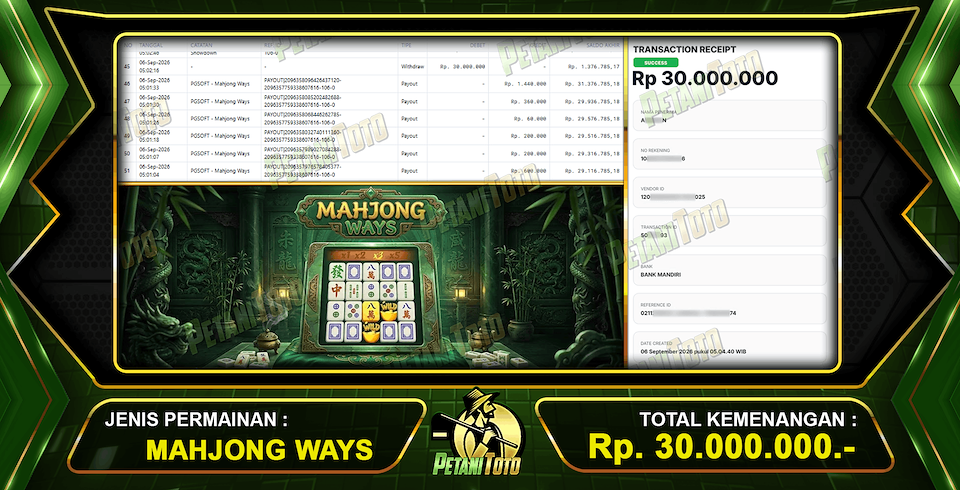 JACKPOT FANTASTIS MAHJONG WAYS
