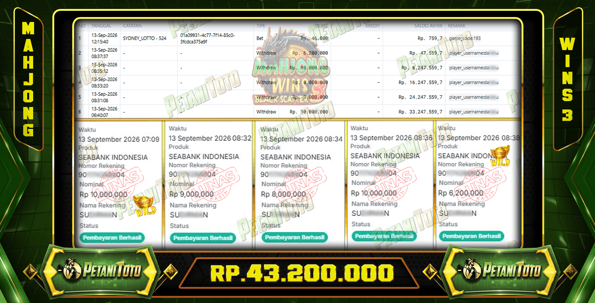 JACKPOT BESAR MAHJONG WINS