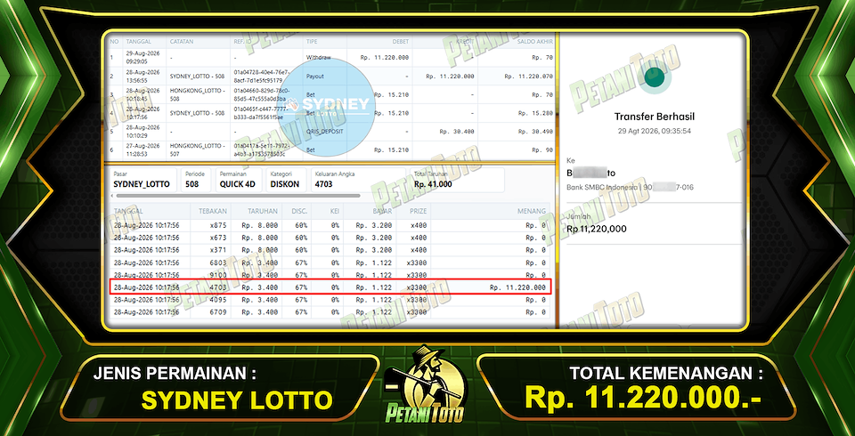 WITHDRAW JACKPOT PROSES CEPAT