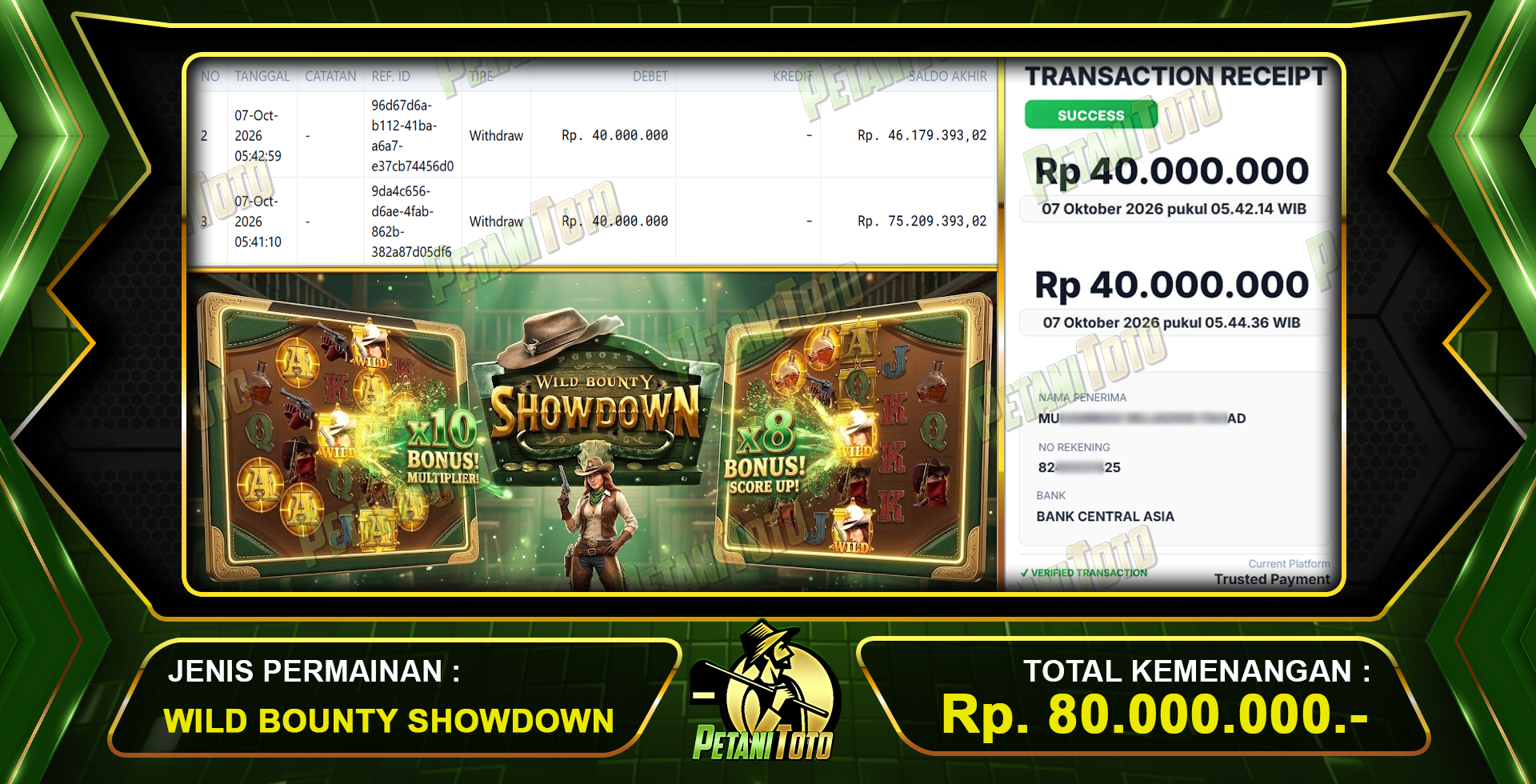 JACKPOT TERINDAH WILD BOUNTY
